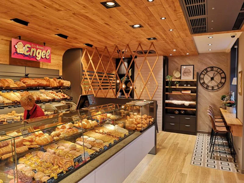 Bäckerei ENGEL Filiale Höxter, Theke , Sitzecke
