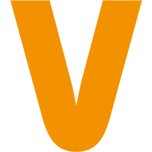 V Icon Tischlerei Valentin Logo 2026 weiß Hochformat