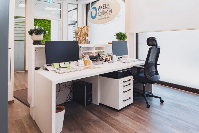 Augenarztpraxis Büro