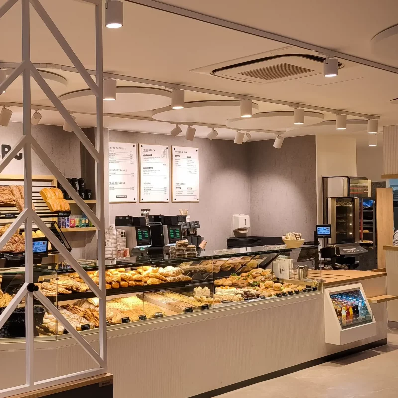 Bäckerei Klingenberg Höxter , Theke im Eingang