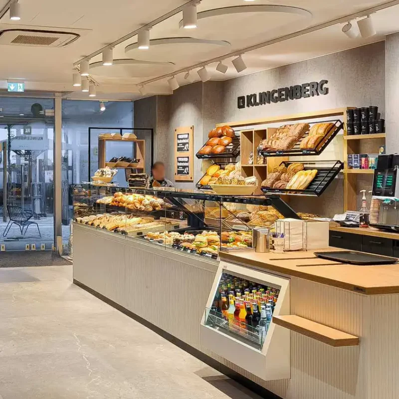 Bäckerei Klingenberg Höxter , Theke im Eingang