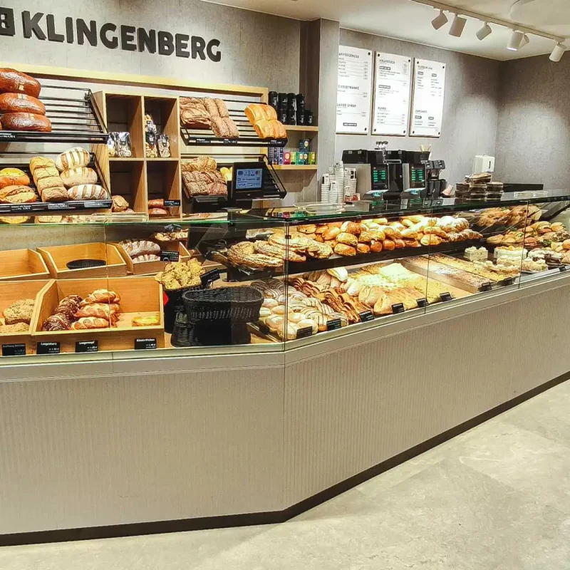 Bäckerei Klingenberg Höxter , Theke im Eingang